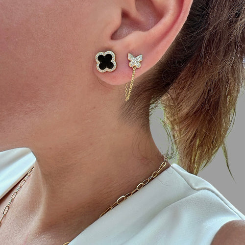 Clover Glow Black - Sara Saltos Jewelry