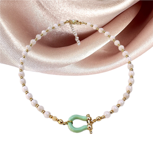 Mint Glow Moonstone Necklace Mint Glow Moonstone Necklace