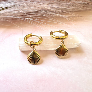 Sunset Shells Hoops- Out of stock Sunset Shells Hoops- Out of stock