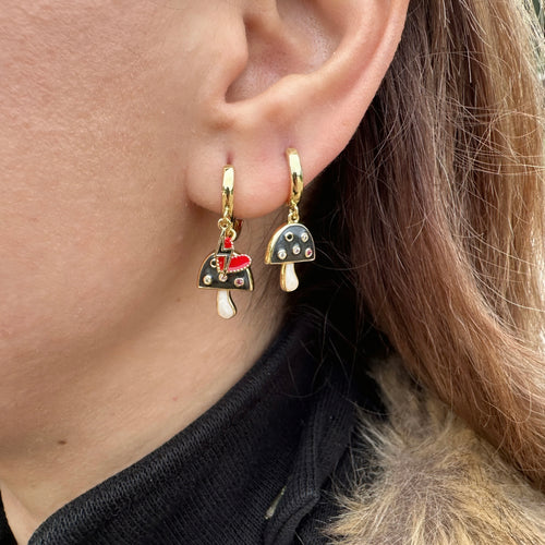 Charm Party Hoops - Sara Saltos Jewelry