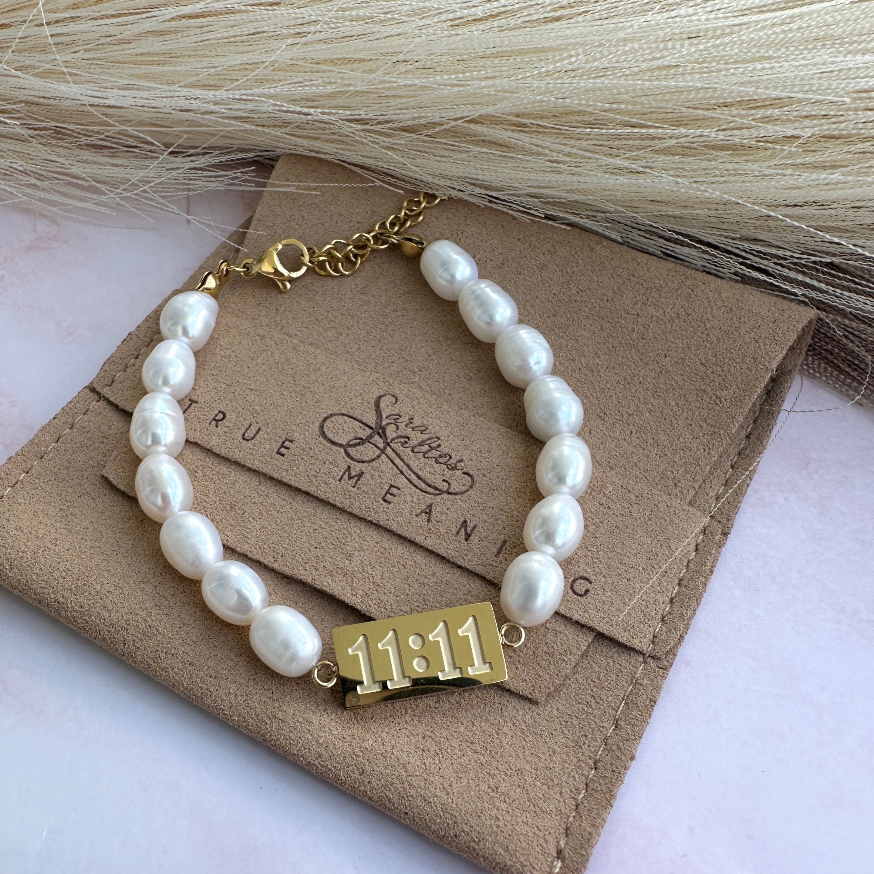 11:11 Pearl Bracelet - Sara Saltos Jewelry 11:11 Pearl Bracelet - Sara Saltos Jewelry
