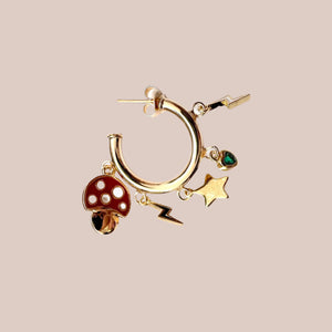 Magical Charms Earrings - Sara Saltos Jewelry Magical Charms Earrings - Sara Saltos Jewelry