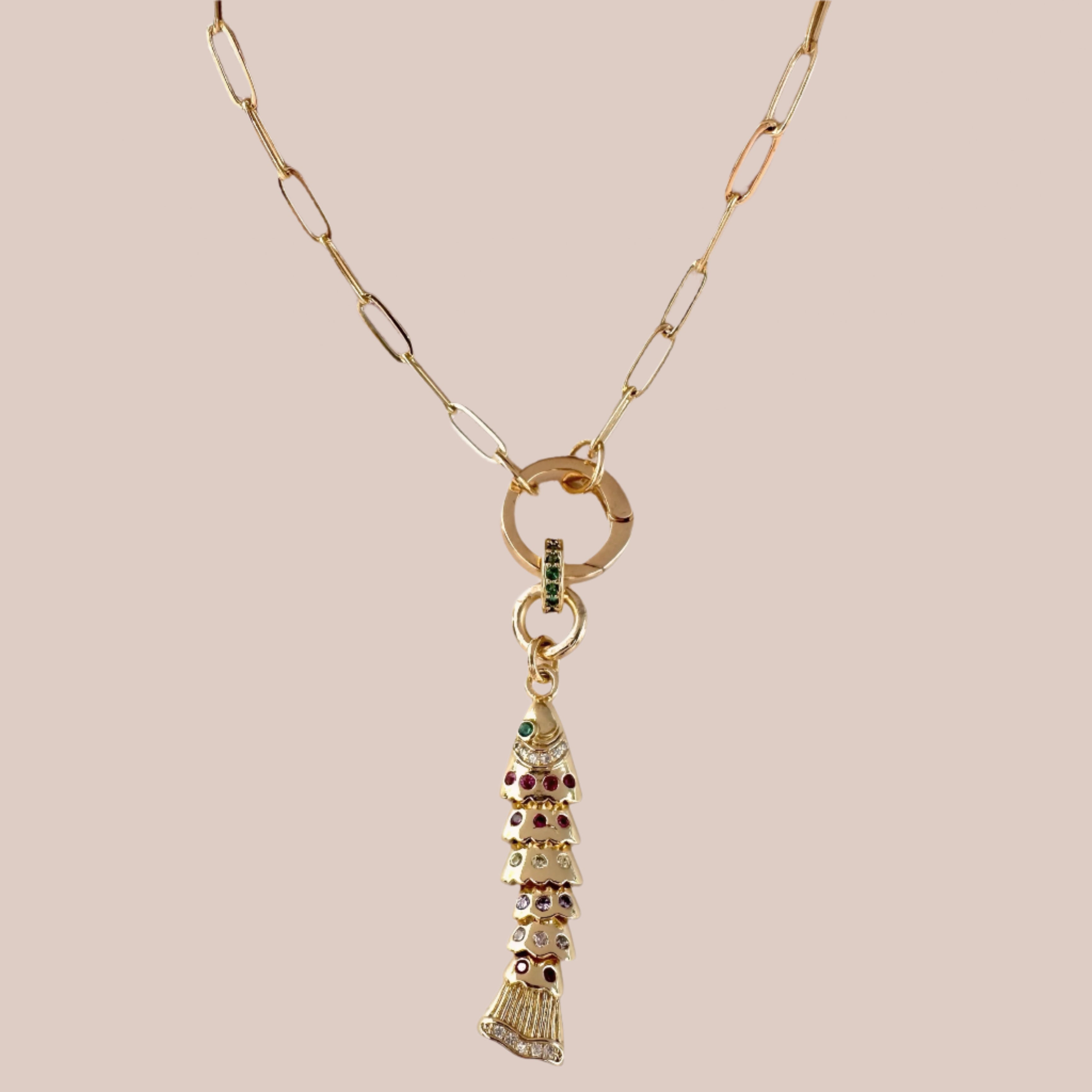 Colorful Fish Necklace - Sara Saltos Jewelry Colorful Fish Necklace - Sara Saltos Jewelry