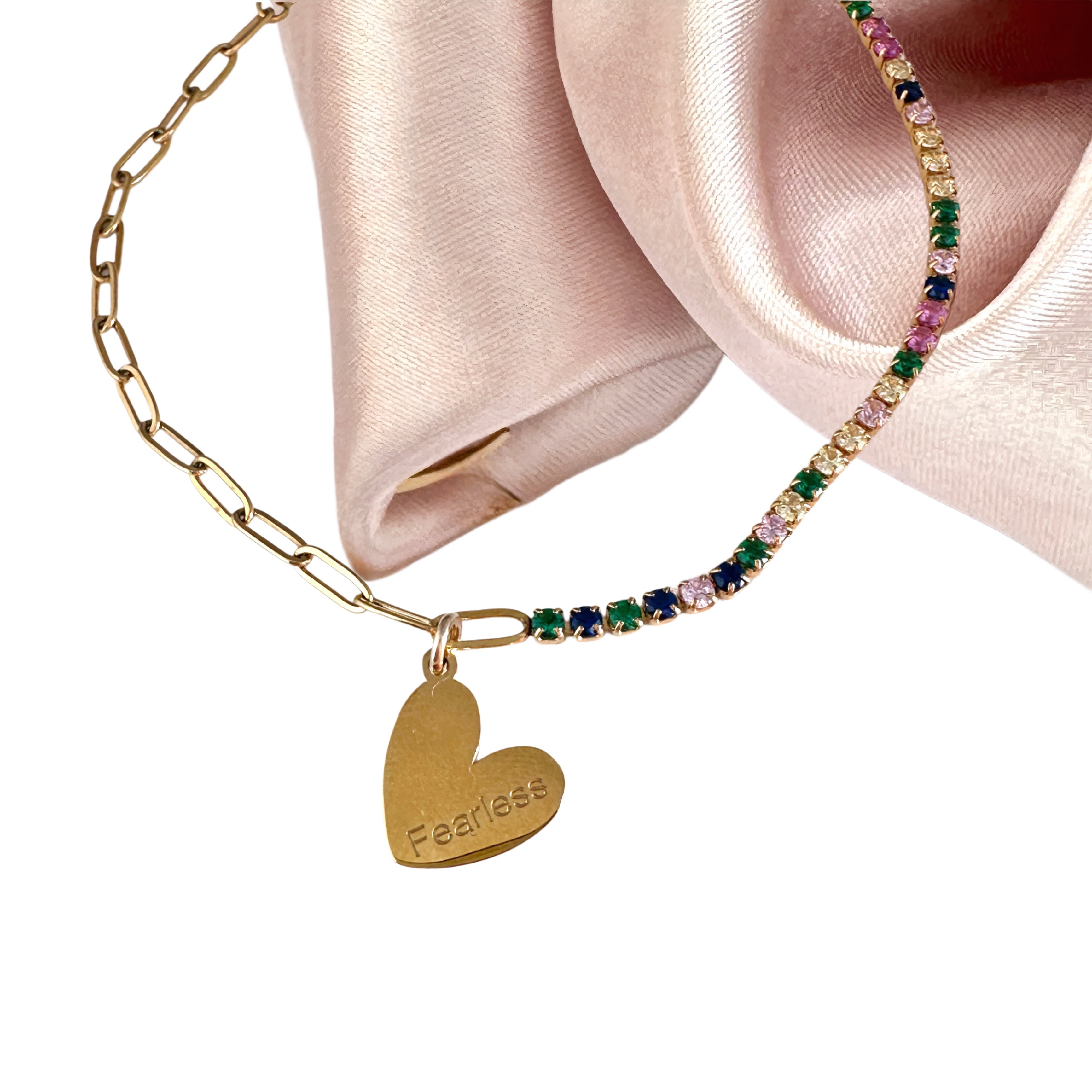 Fearless Rainbow Spark Bracelet - Sara Saltos Jewelry Fearless Rainbow Spark Bracelet - Sara Saltos Jewelry