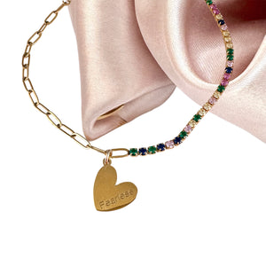 Fearless Rainbow Spark Bracelet - Sara Saltos Jewelry Fearless Rainbow Spark Bracelet - Sara Saltos Jewelry