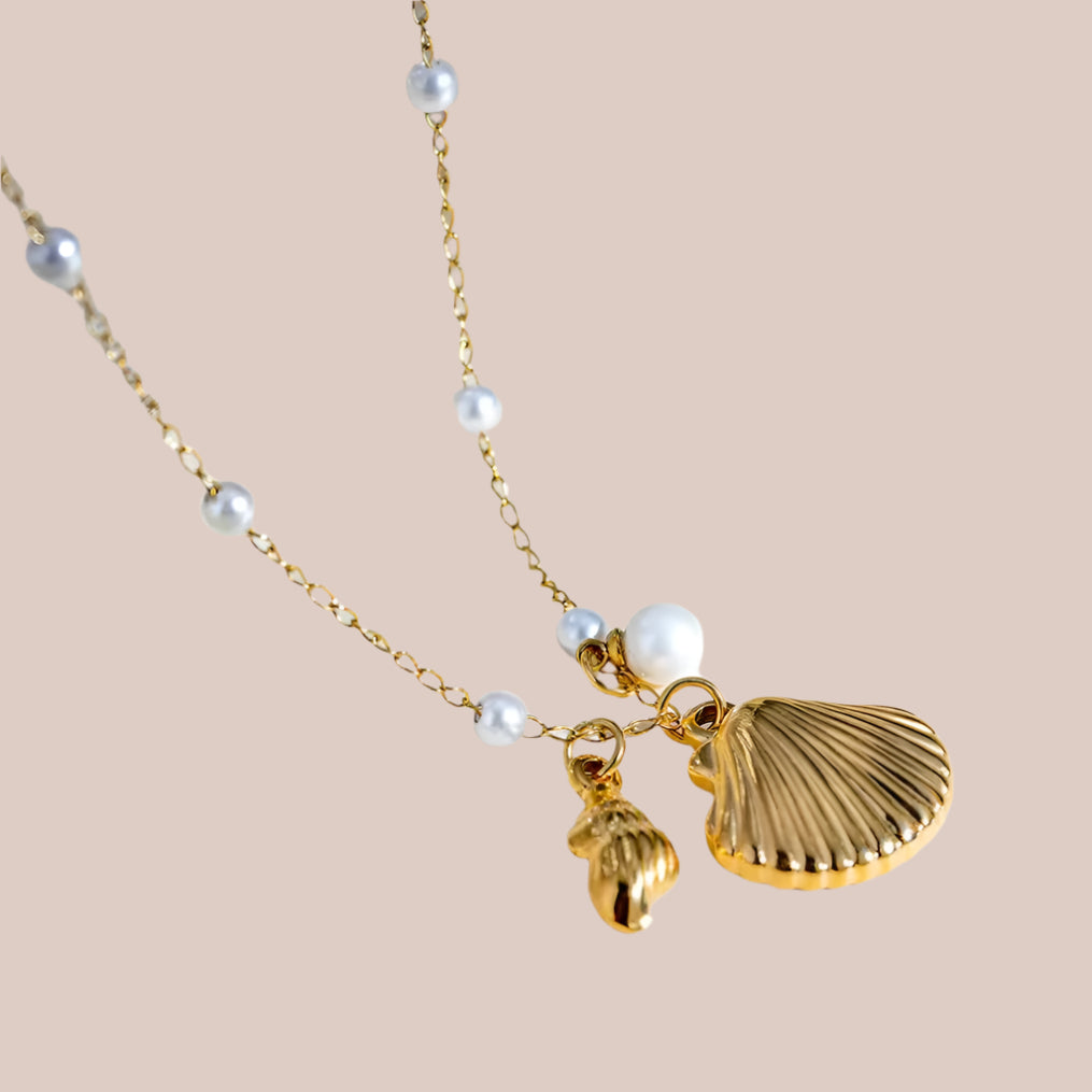 Seashell Bliss Necklace-Sold Out - Sara Saltos Jewelry Seashell Bliss Necklace-Sold Out - Sara Saltos Jewelry