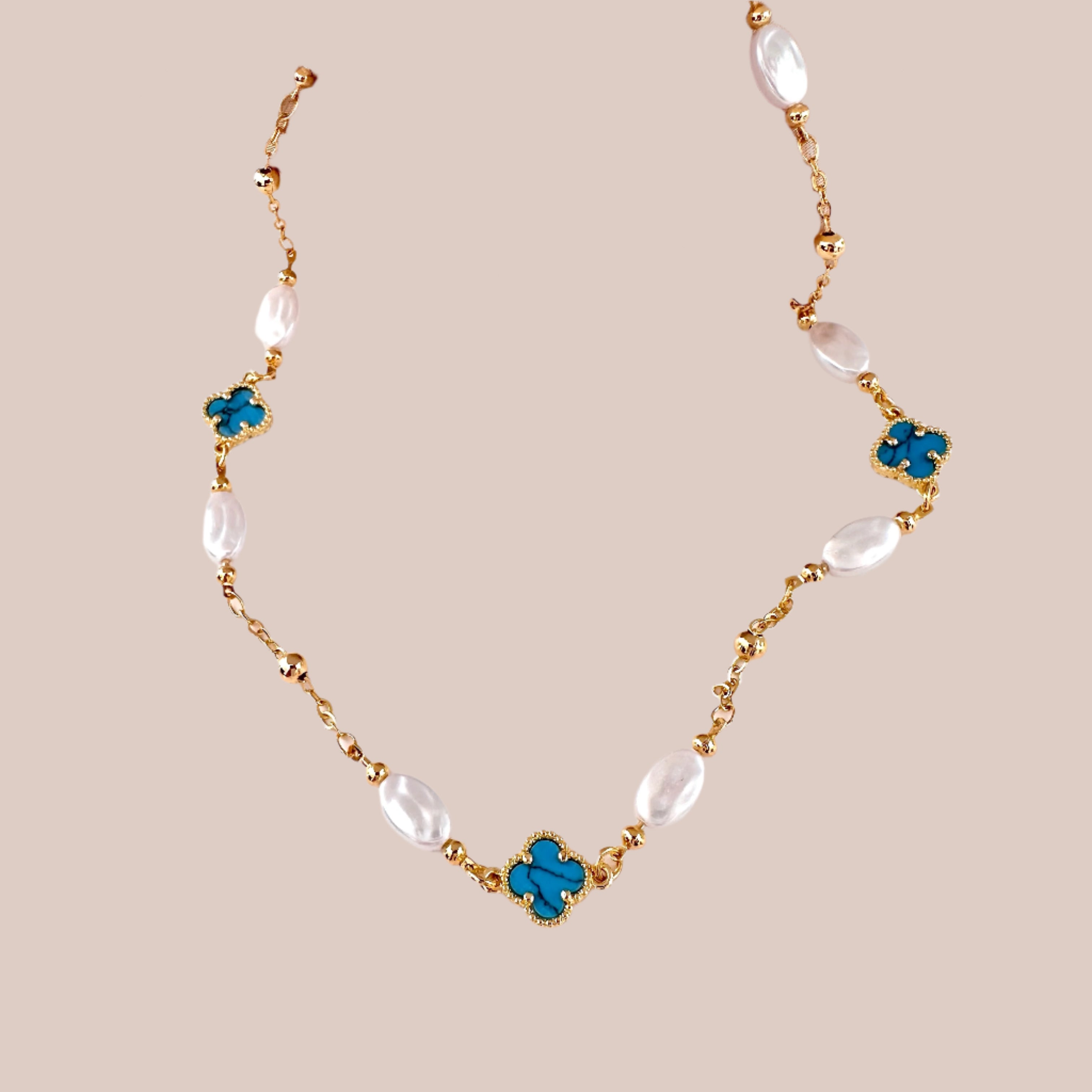 Spring Clover Necklace - Sara Saltos Jewelry Spring Clover Necklace - Sara Saltos Jewelry