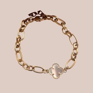 White Blossom Bracelet - Sara Saltos Jewelry White Blossom Bracelet - Sara Saltos Jewelry