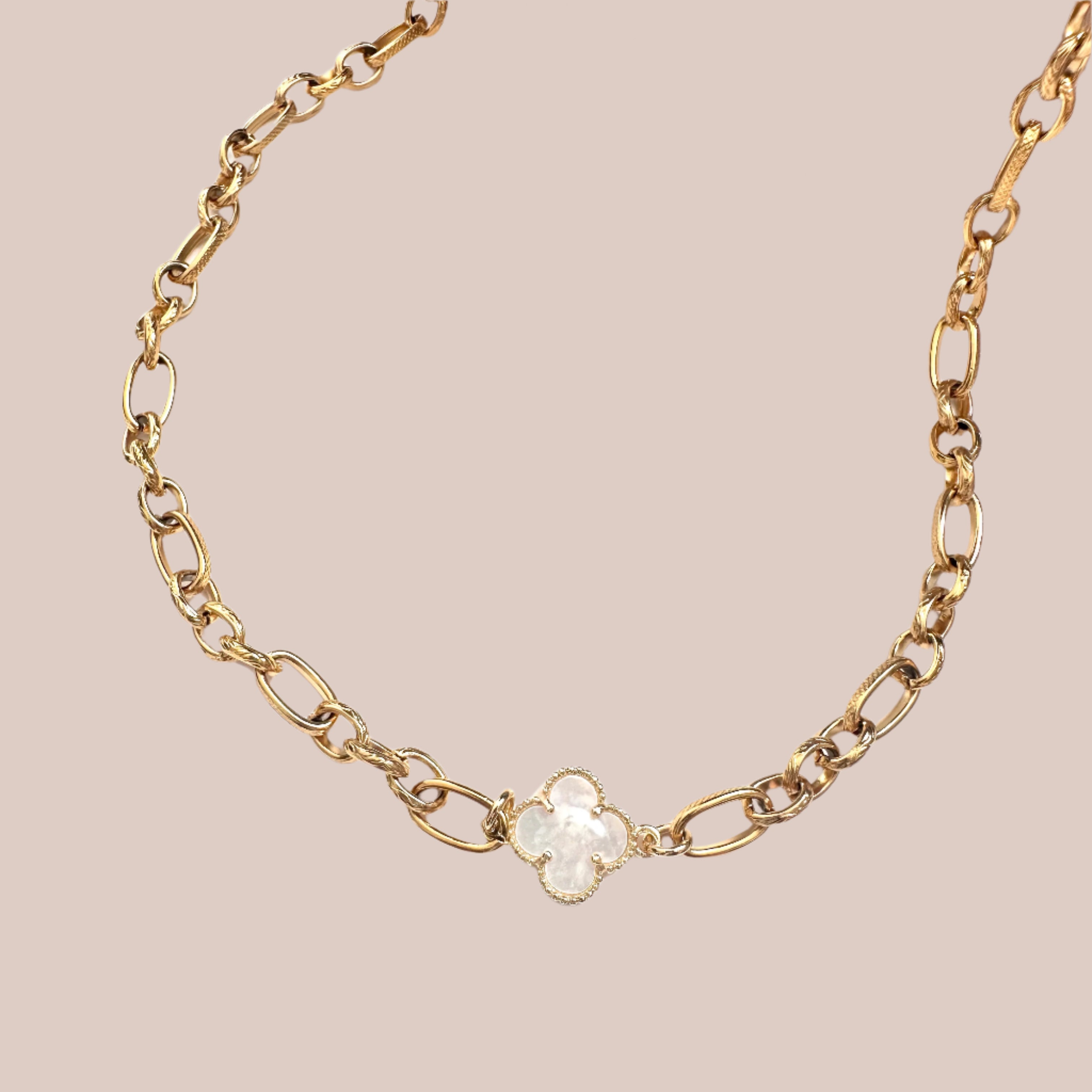 White Blossom Necklace - Sara Saltos Jewelry White Blossom Necklace - Sara Saltos Jewelry