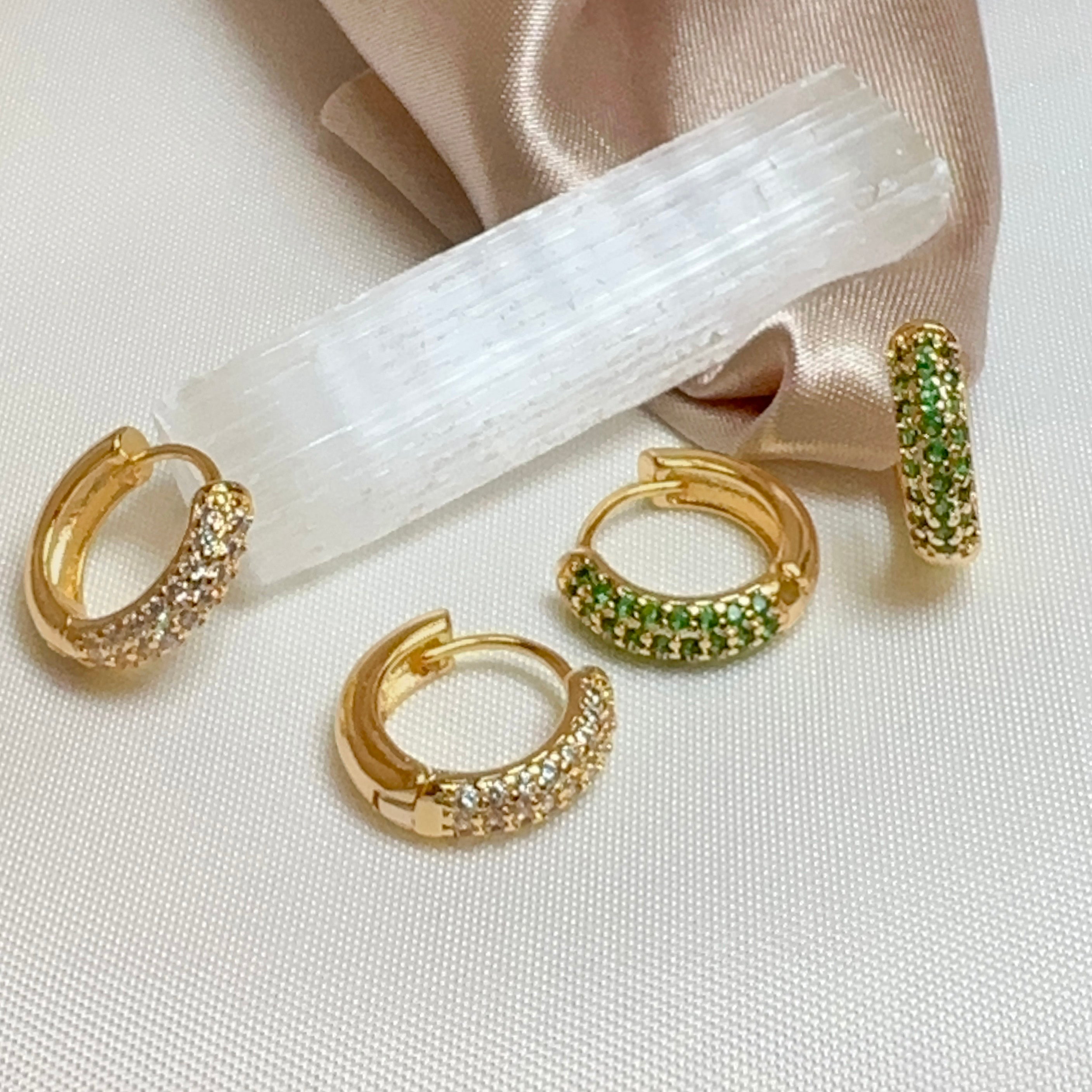 Dazzle Hoops - Sara Saltos Jewelry Dazzle Hoops - Sara Saltos Jewelry