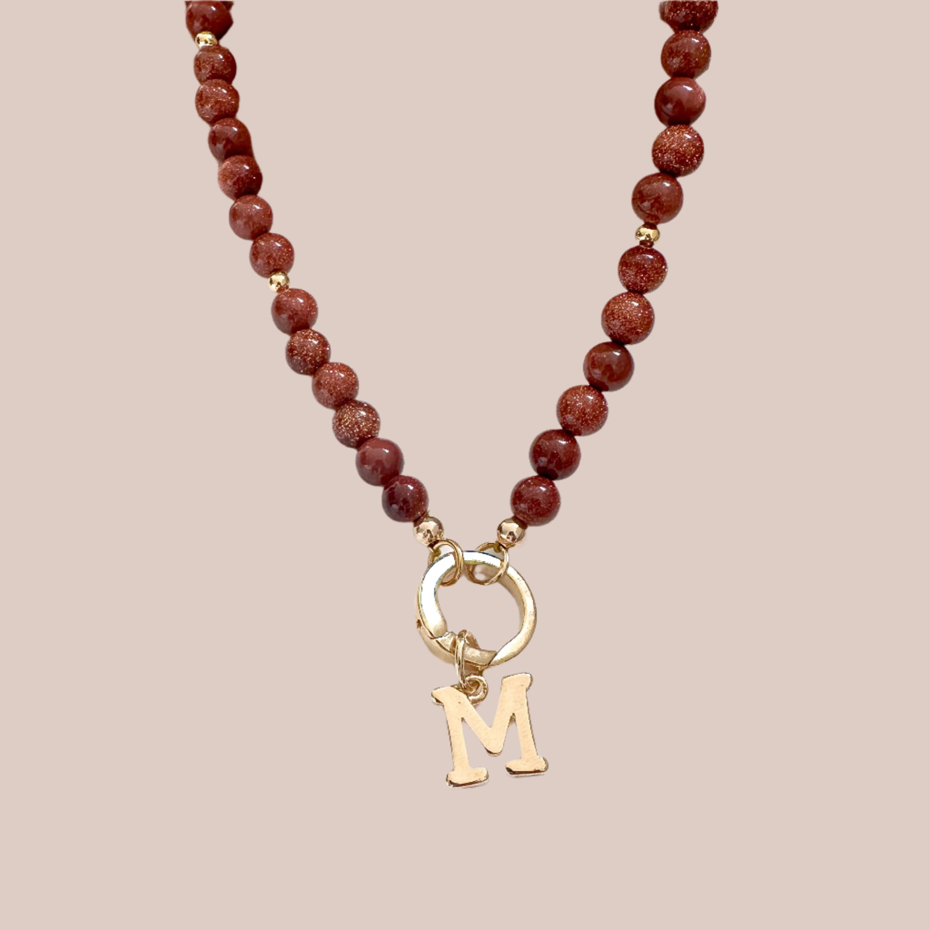Spring Bloom Initial Necklace - Sara Saltos Jewelry Spring Bloom Initial Necklace - Sara Saltos Jewelry