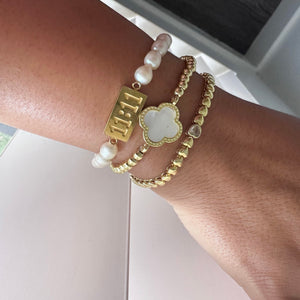 Good Luck Clover Bracelet - Sara Saltos Jewelry Good Luck Clover Bracelet - Sara Saltos Jewelry