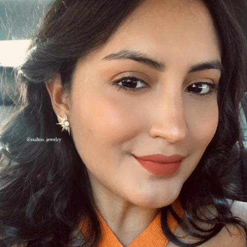 Goddess Spikes Earrings - Sara Saltos Jewelry