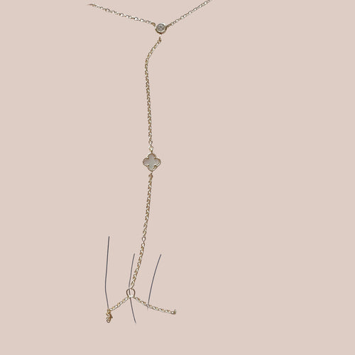 Clover Glam Hand Chain