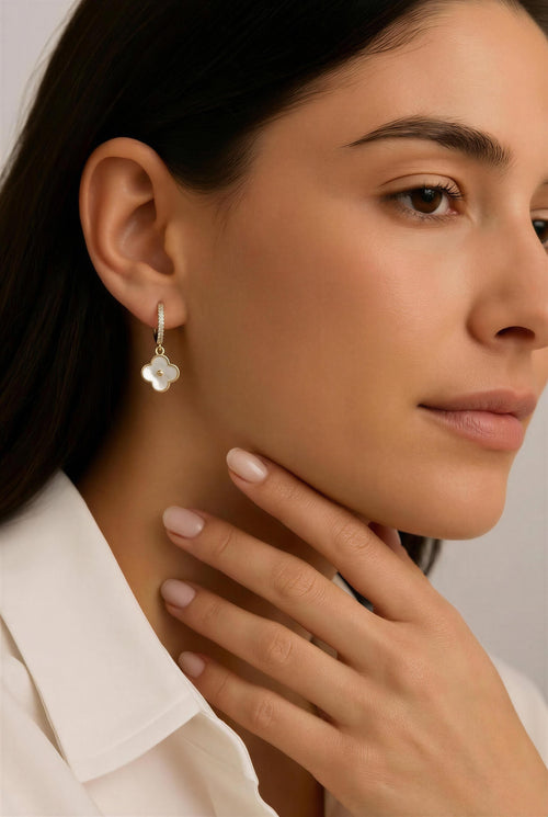 Fortuna Hoops - Sara Saltos Jewelry