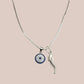 Horn of Protection Necklace-Silver - Sara Saltos Jewelry