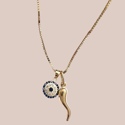 Horn of Protection Necklace - Sara Saltos Jewelry