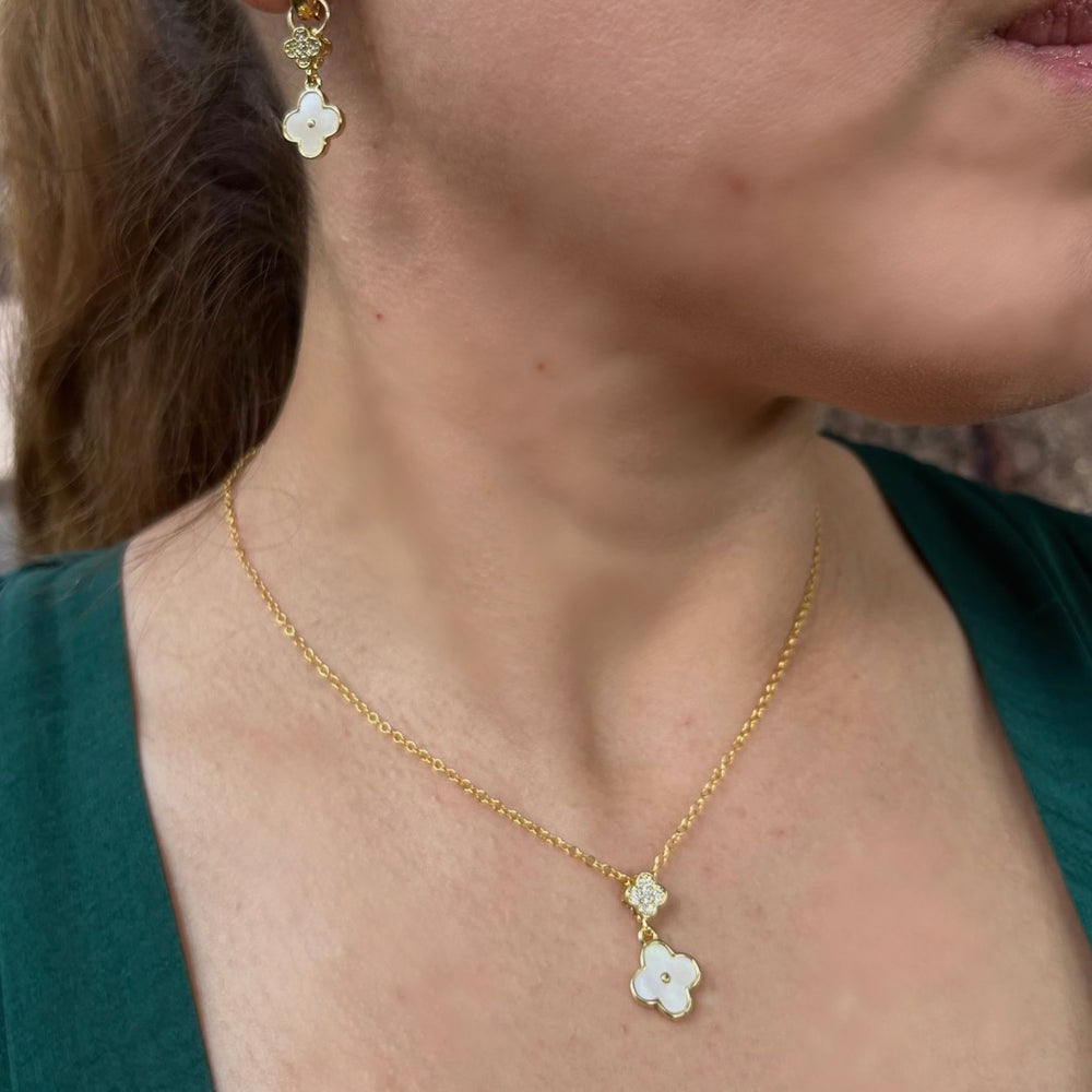 Pure White Luck Necklace - Sara Saltos Jewelry