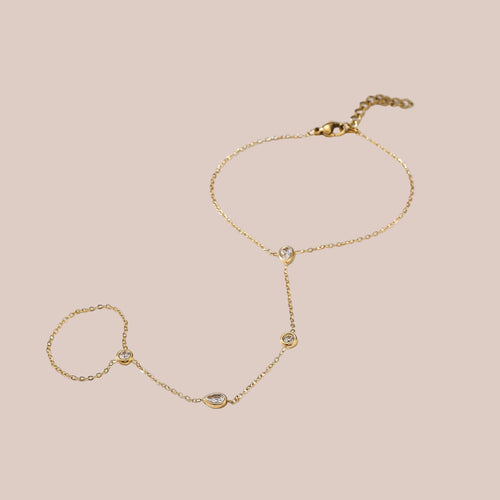 Luna Blanca Hand chain.