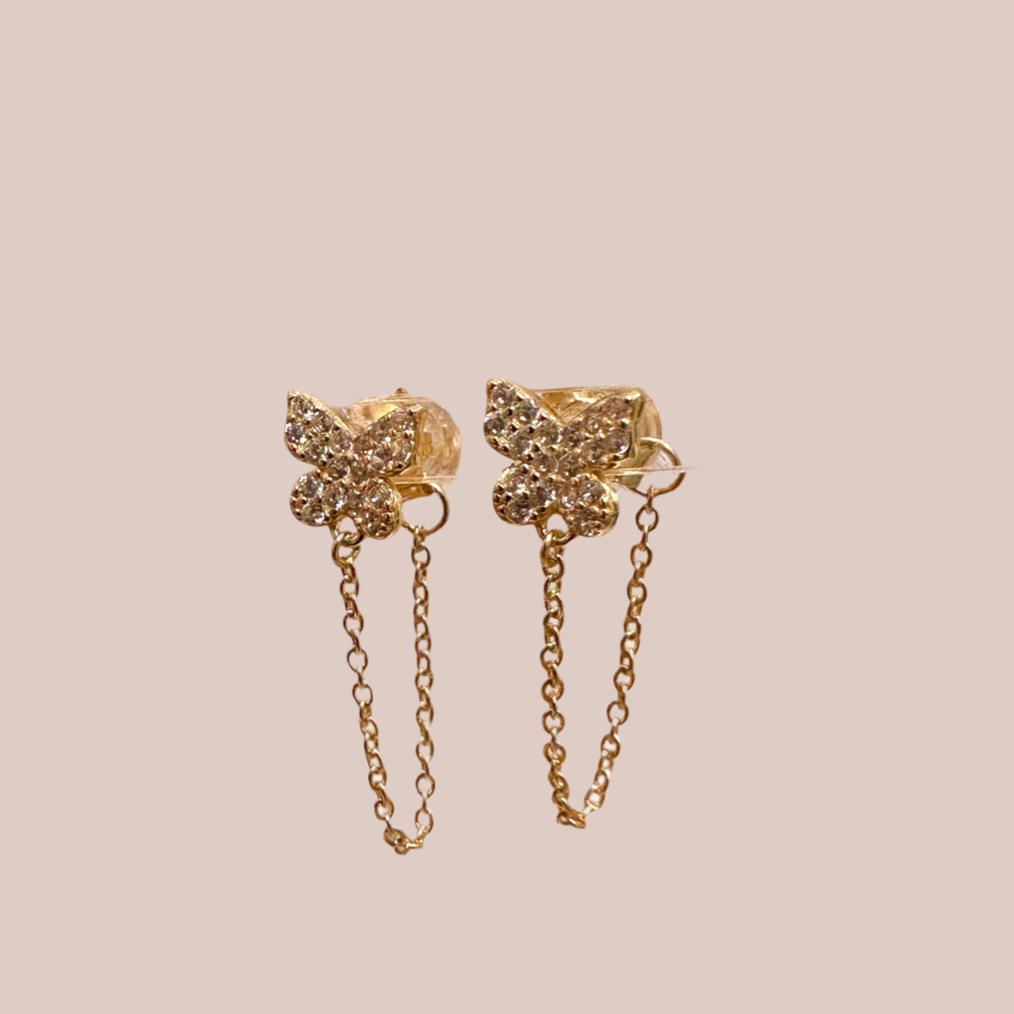 Floating Chain Wings - Sara Saltos Jewelry