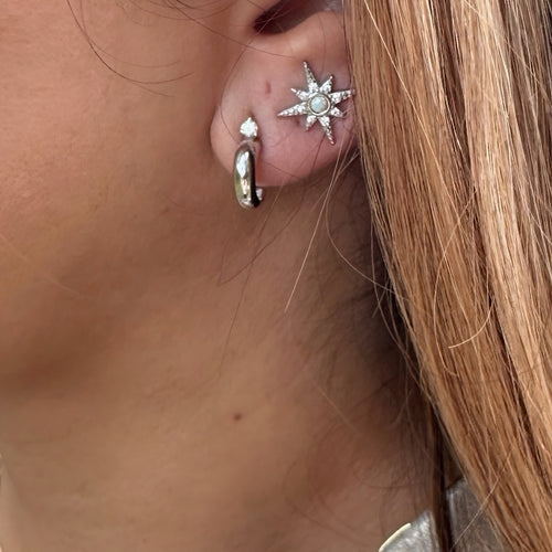 Smooth Shine Huggies. - Sara Saltos Jewelry