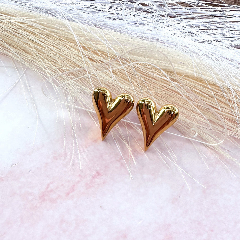 Sweetheart Studs - Sara Saltos Jewelry