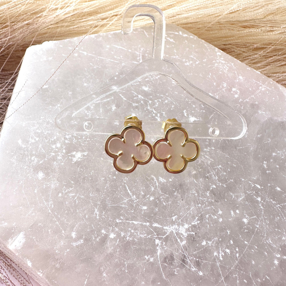 Alba Clover Earrings - Sara Saltos Jewelry