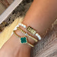 Good Luck Clover Bracelet - Sara Saltos Jewelry