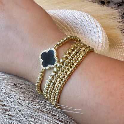 Good Luck Clover Bracelet - Sara Saltos Jewelry