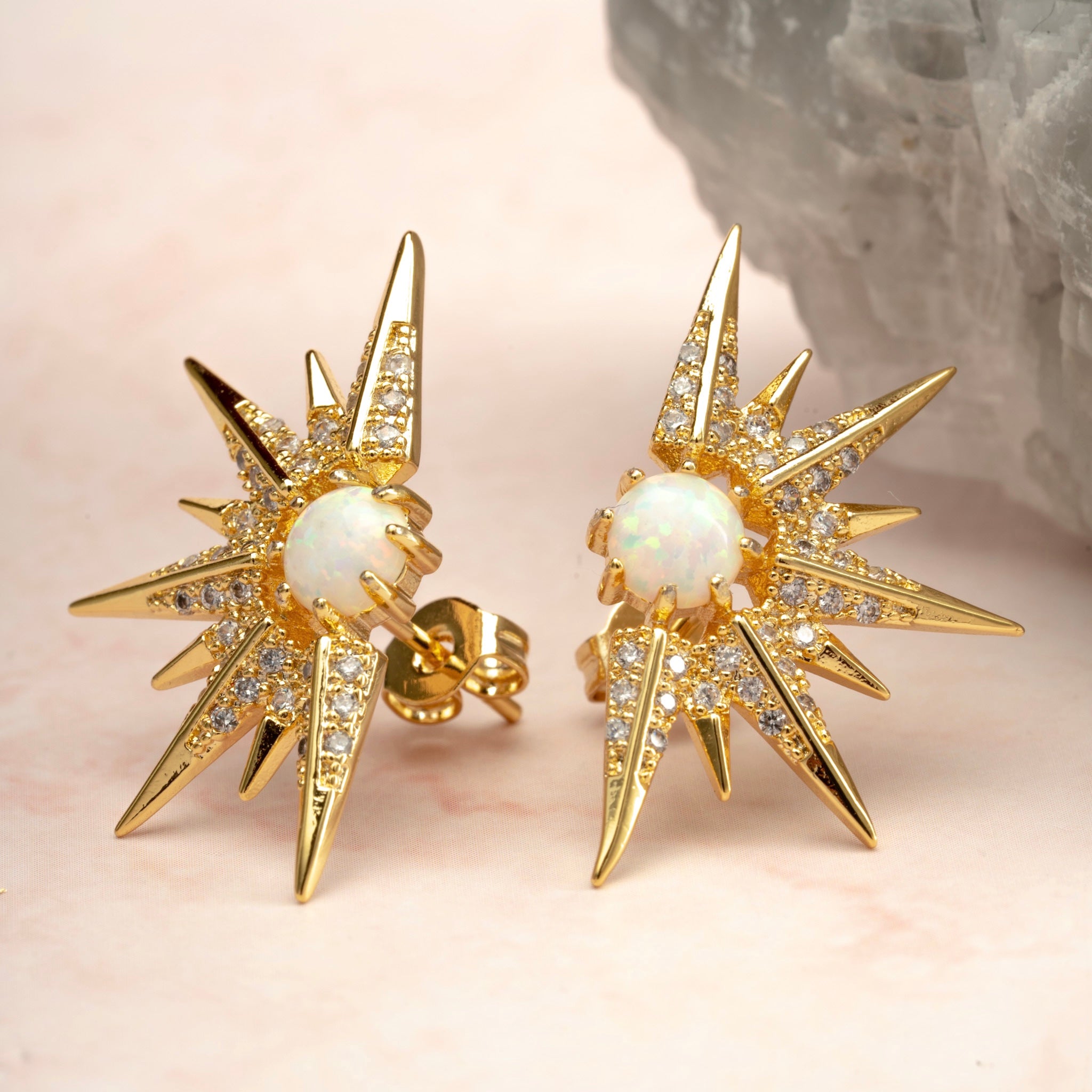 Goddess Spikes Earrings - Sara Saltos Jewelry